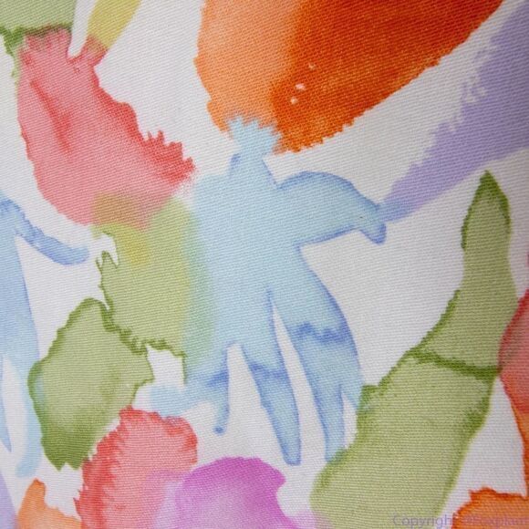 Vintage Sylvia Whyte for Saks Fifth Avenue multicolor floral print dress size 14 - Picture 15 of 16